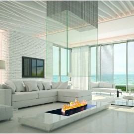 RealFlame 3D Cassette 1000 Black Panel